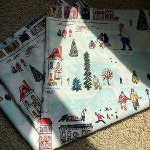 Like New Threshold Shower Curtain Winter Girly Theme Standard size wrinkle free